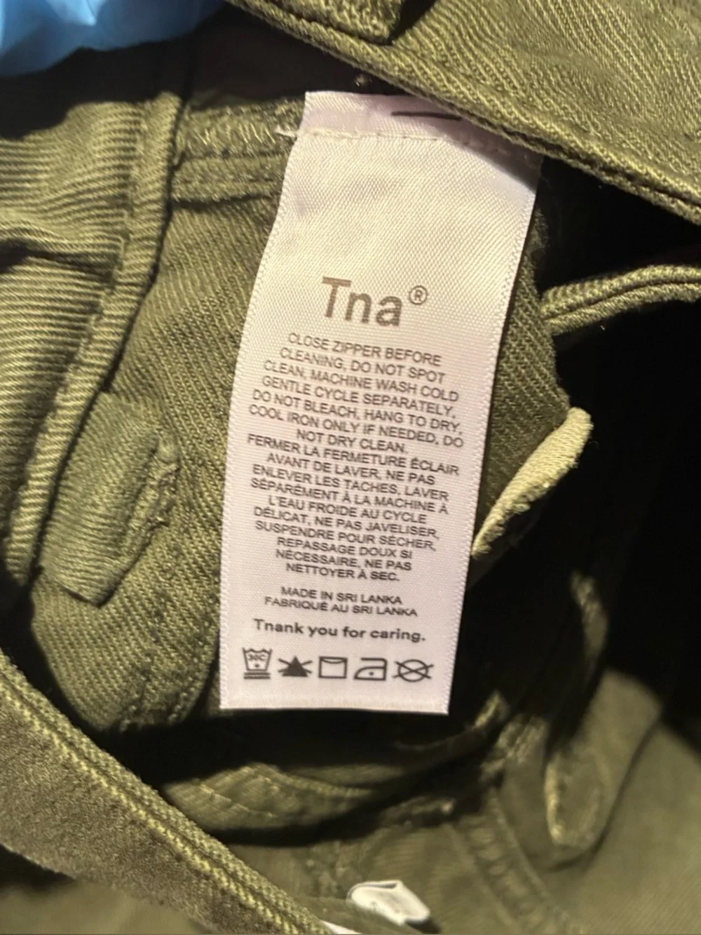 NWT Aritzia TNA Greenwich Carpenter Pant in GD Fatigue Green Size 00 - Picture 13 of 14